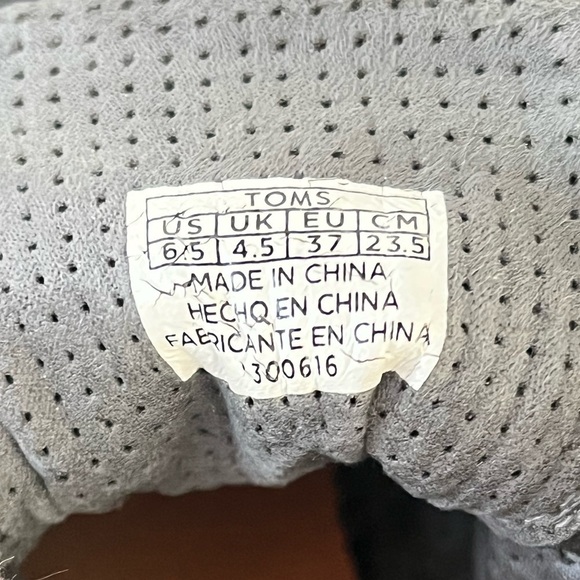 TOMS Lunata Grey Suede Lunata Booties - Picture 6 of 12